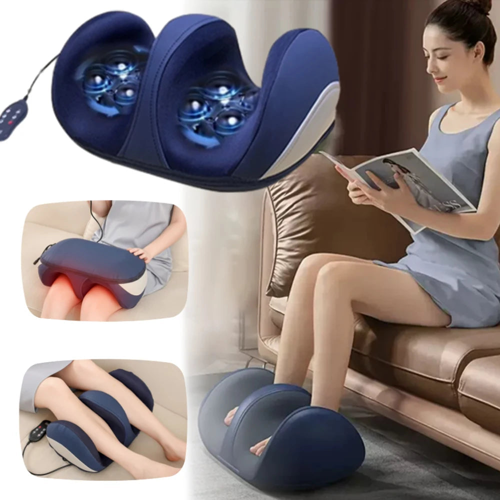 Super Big Electric Foot Massager – Shiatsu Kneading & Heated Roller - iHeimly