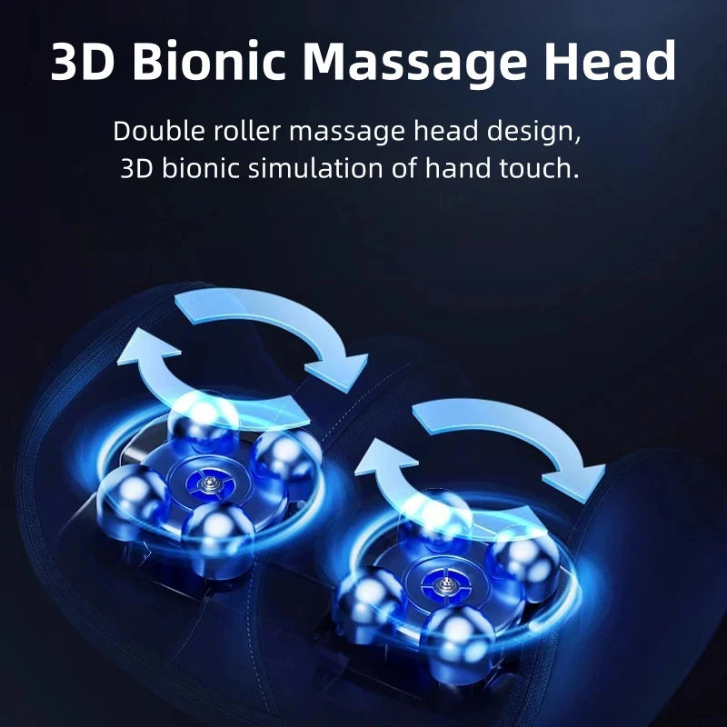 Super Big Electric Foot Massager – Shiatsu Kneading & Heated Roller - iHeimly