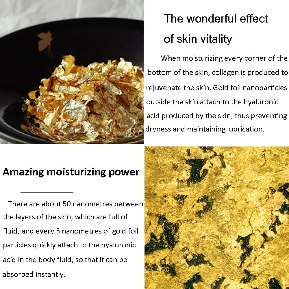 24K Gold Hyaluronic Acid Essence – Skin Moisturizer & Pore Reducer - iHeimly