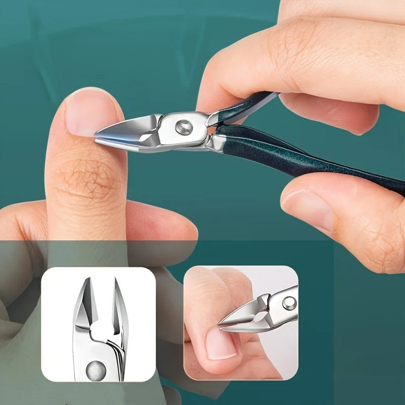 Professional Nail Care Kit – Stainless Steel Manicure & Pedicure Set with Travel Case - iHeimly