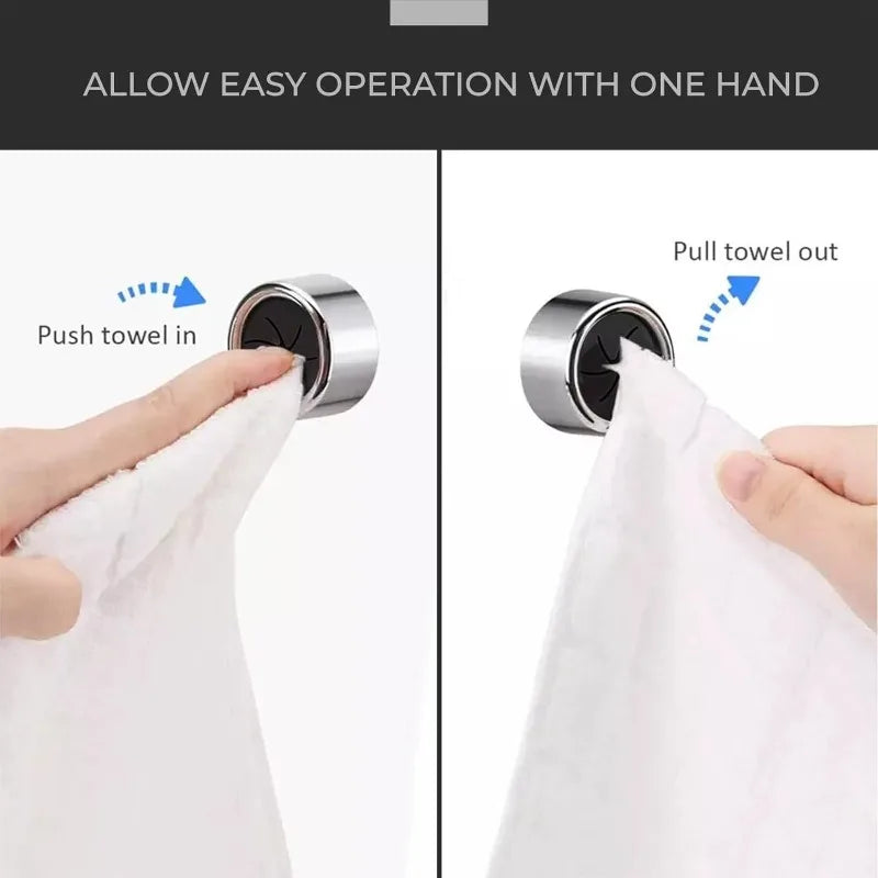 Self-Adhesive Towel Rack – No Drilling Required, Kitchen & Bathroom - iHeimly