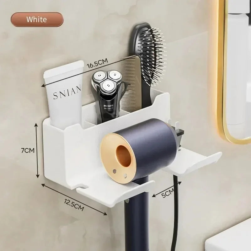 Multifunctional Hair Dryer Stand – Wall Mounted - iHeimly