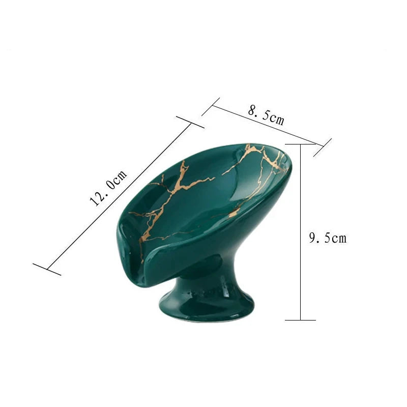 Ceramic Shower Soap Holder – Water-Draining Soap Dish - iHeimly
