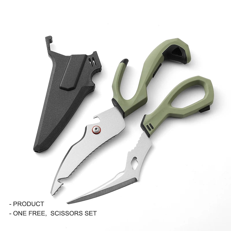 Premium Kitchen Scissors – Heavy Duty Stainless Steel - iHeimly