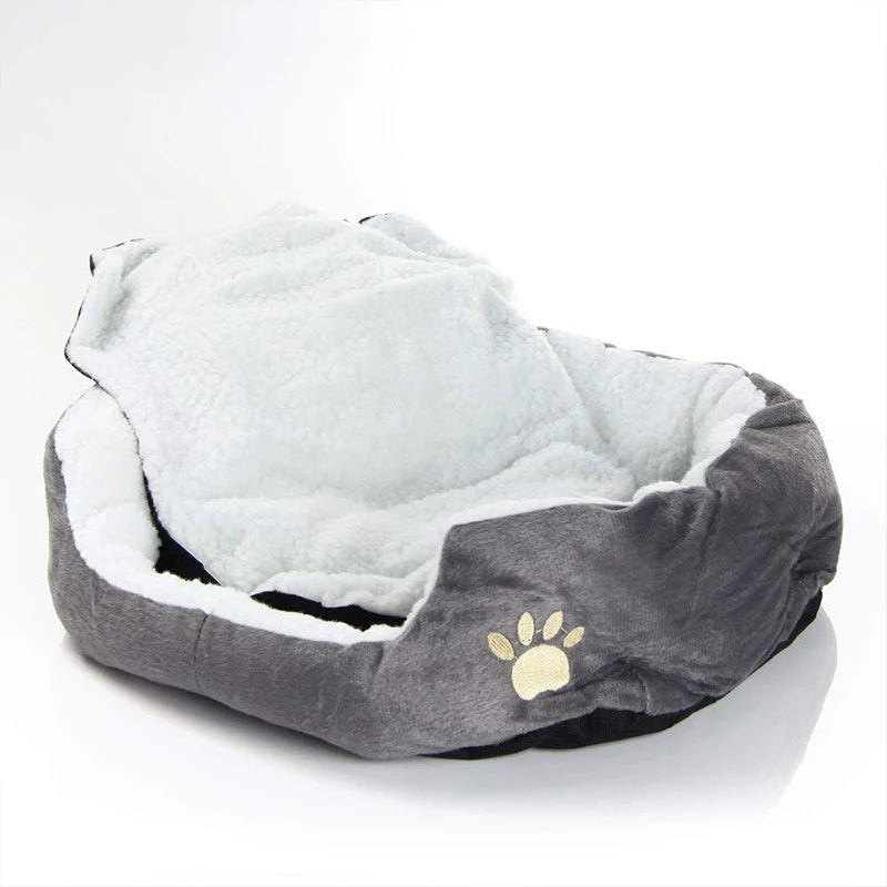 Pet Bed – Soft PP Cotton Dog Cave Sofa for Puppies and Cats - iHeimly