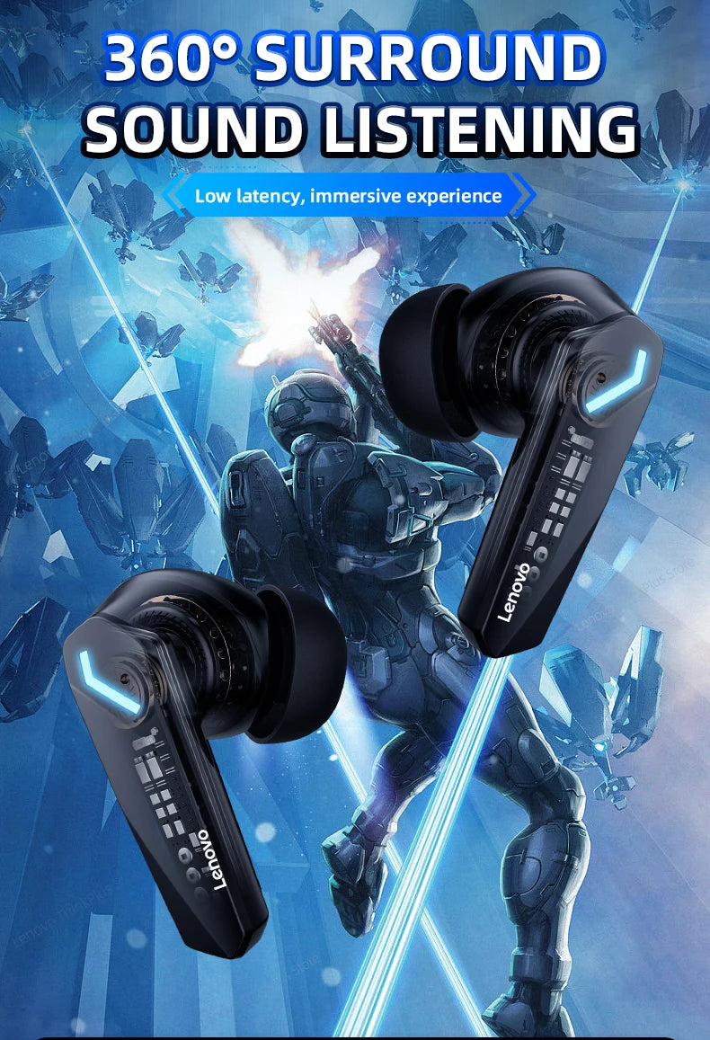Lenovo GM2 Pro Bluetooth 5.3 Earphones – True Wireless Gaming & Music Headset - iHeimly