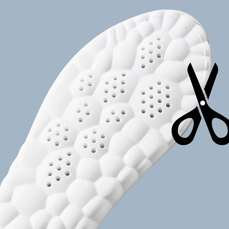 High Elasticity Latex Sport Insoles – Arch Support, Shock Absorption & Breathable Cushion - iHeimly