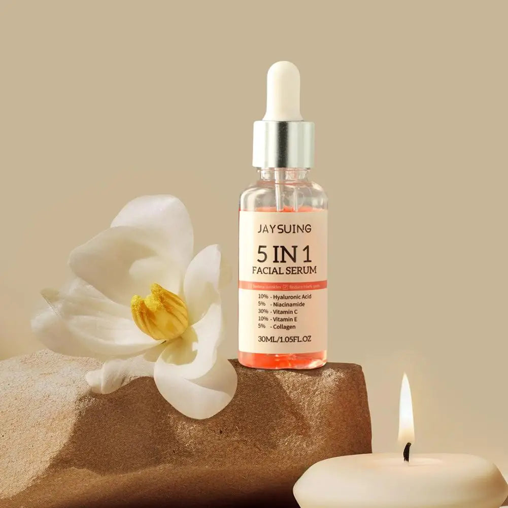 5-in-1 Anti-Aging Face Serum – Vitamin C & Hyaluronic Acid - iHeimly