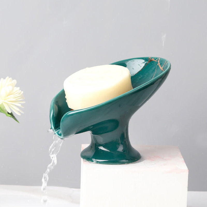 Ceramic Shower Soap Holder – Water-Draining Soap Dish - iHeimly