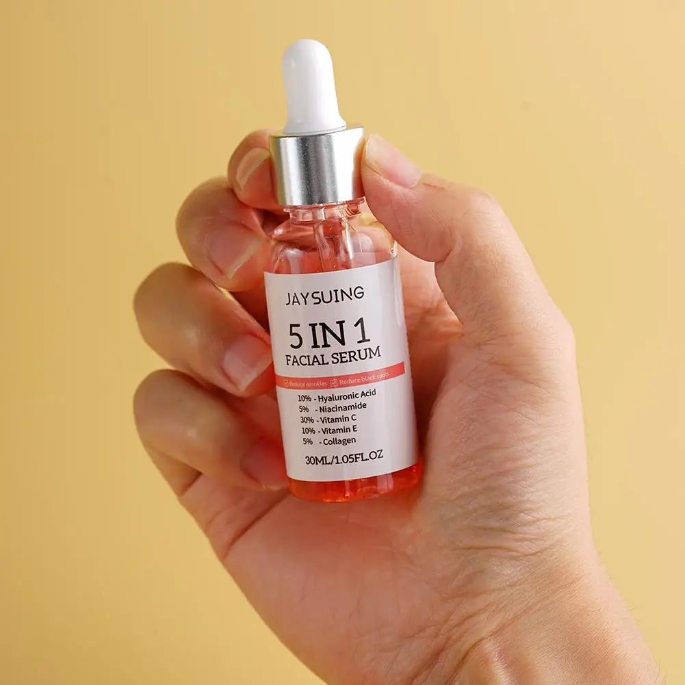 5-in-1 Anti-Aging Face Serum – Vitamin C & Hyaluronic Acid - iHeimly