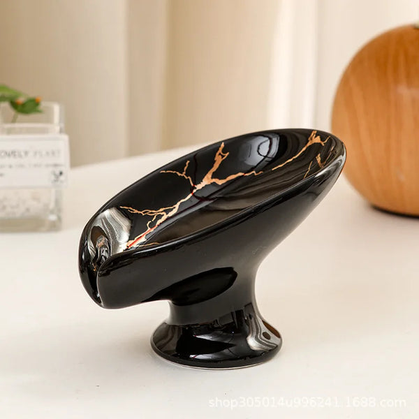 Ceramic Shower Soap Holder – Water-Draining Soap Dish - iHeimly