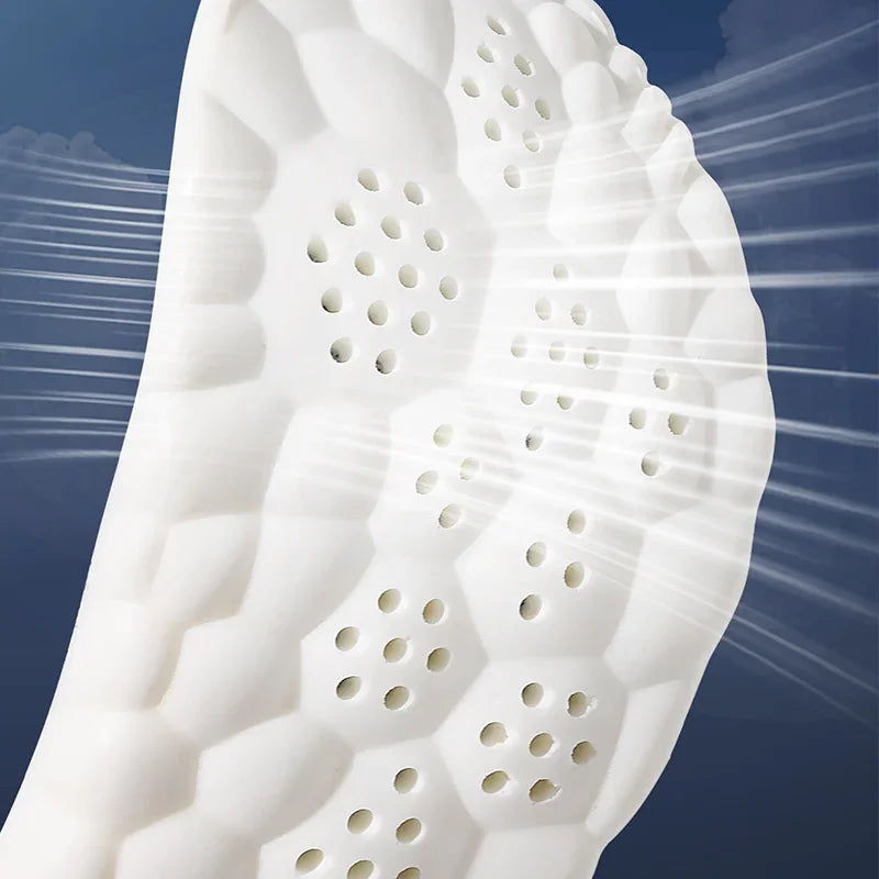 High Elasticity Latex Sport Insoles – Arch Support, Shock Absorption & Breathable Cushion - iHeimly