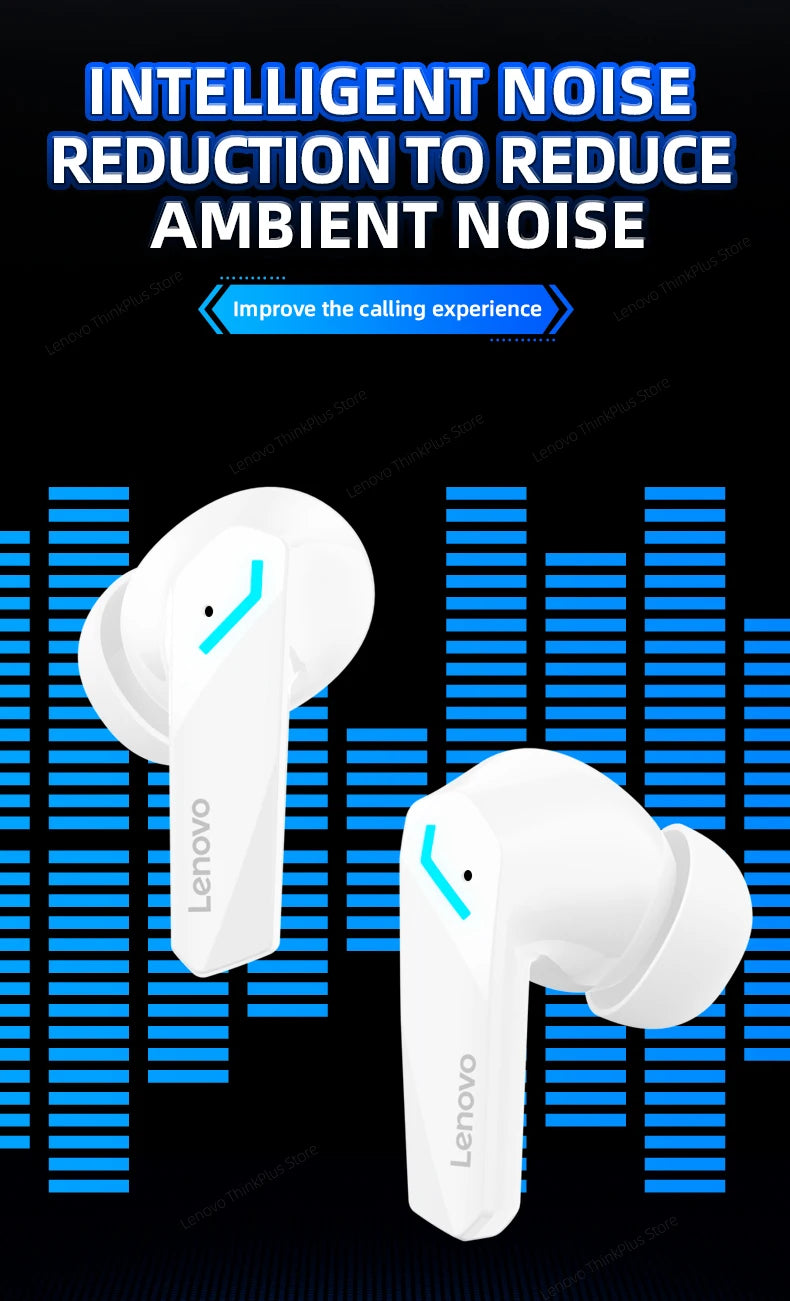 Lenovo GM2 Pro Bluetooth 5.3 Earphones – True Wireless Gaming & Music Headset - iHeimly
