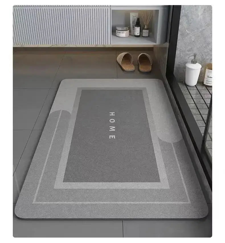 Soft Floor Mats – Water-Absorbent Non-Slip Bathroom & Doorway Mats - iHeimly