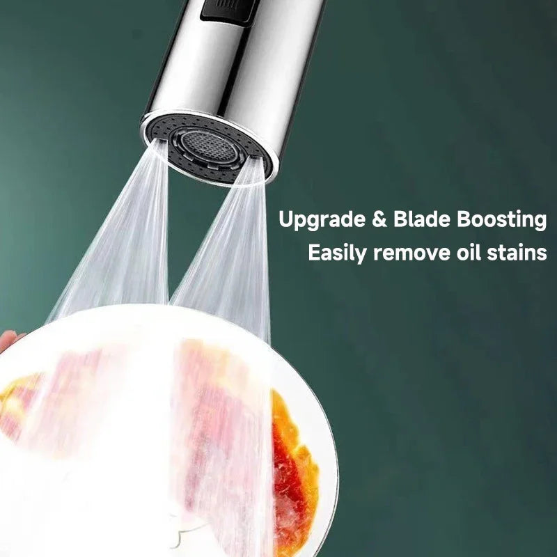 Three Modes Faucet Sprayer – Metal Alloy Head Water Saver - iHeimly