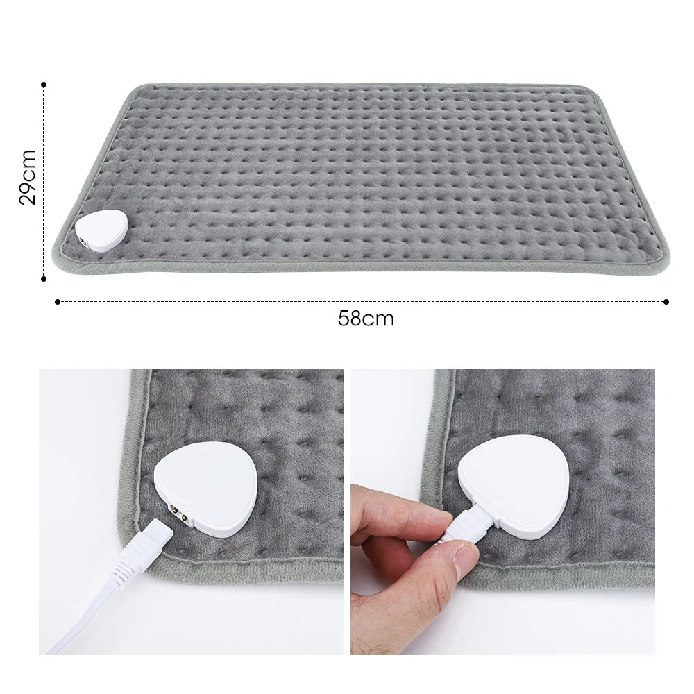 Electric Heating Pad – Winter Warm Therapy Pad for Pain Relief - iHeimly