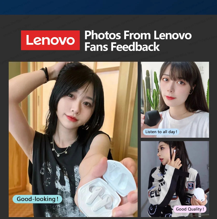 Lenovo GM2 Pro Bluetooth 5.3 Earphones – True Wireless Gaming & Music Headset - iHeimly