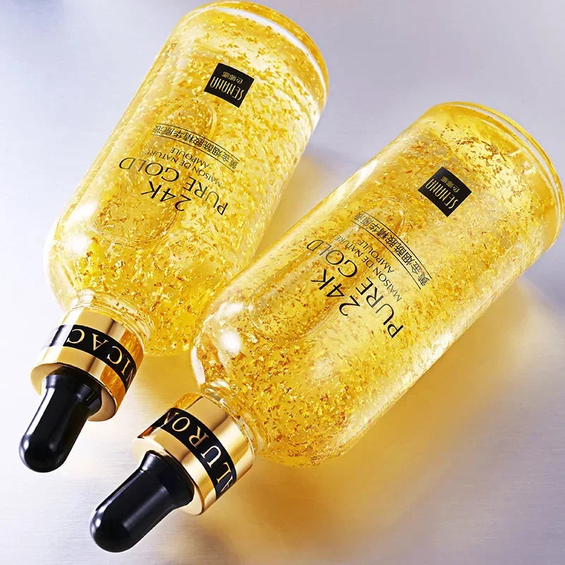 24K Gold Hyaluronic Acid Essence – Skin Moisturizer & Pore Reducer - iHeimly