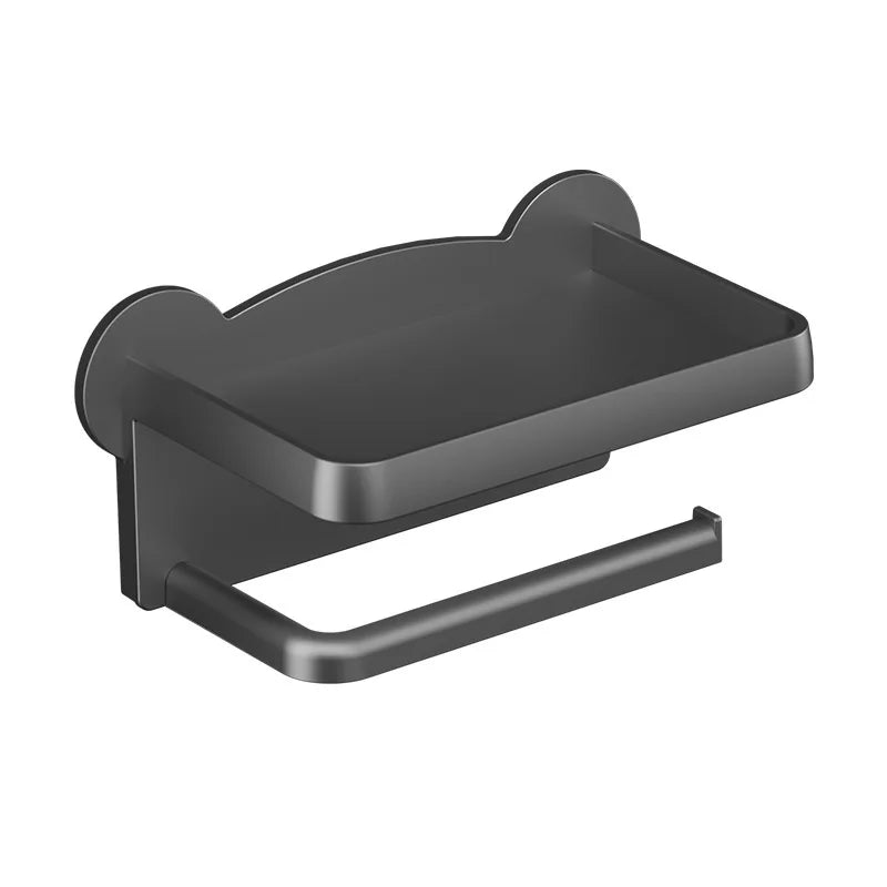 Wall-Mounted Paper Towel Holder – Dual Tier, No Punching Required - iHeimly