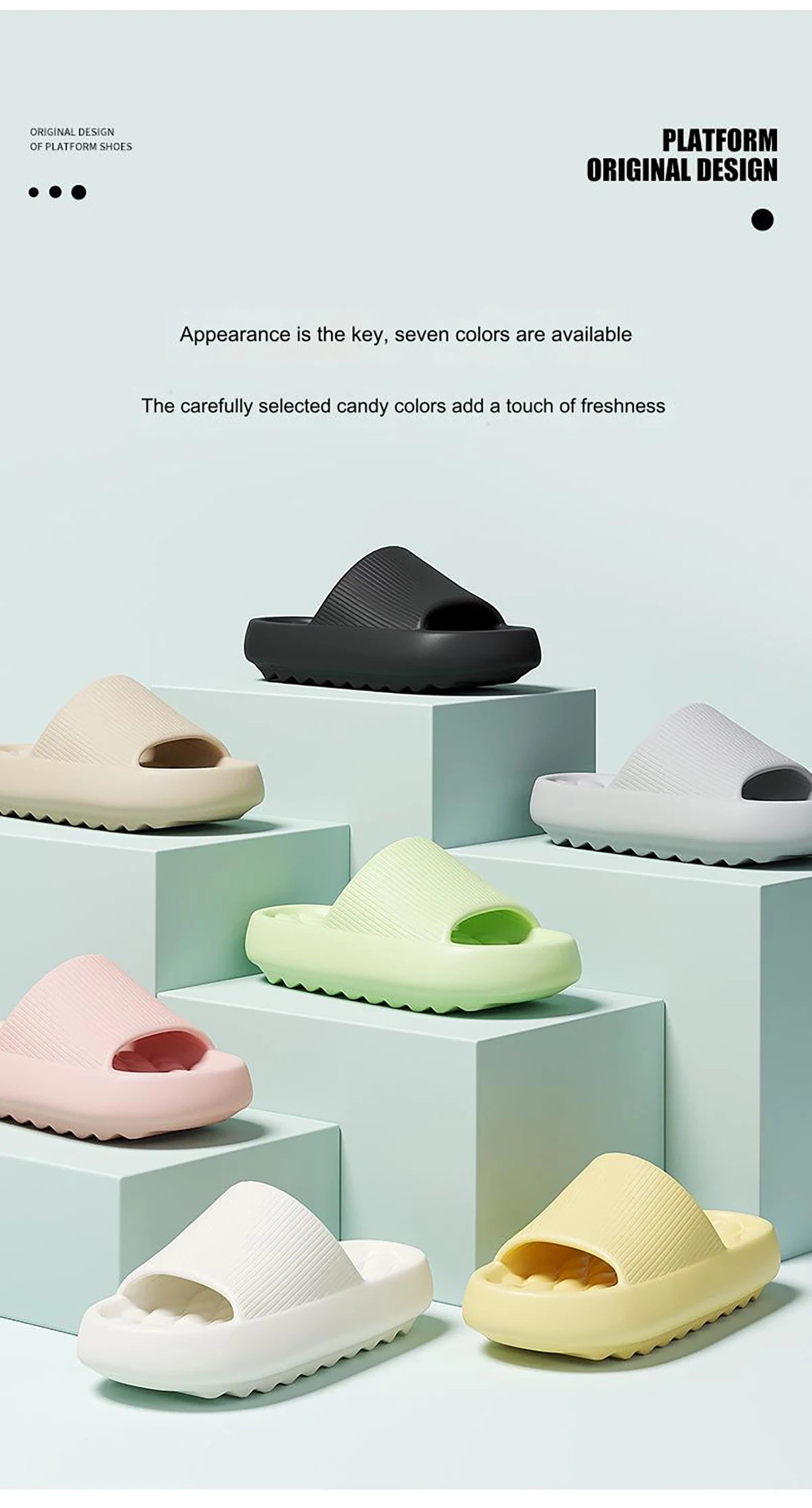 Lightweight EVA Slippers – Non-Slip Summer Slide