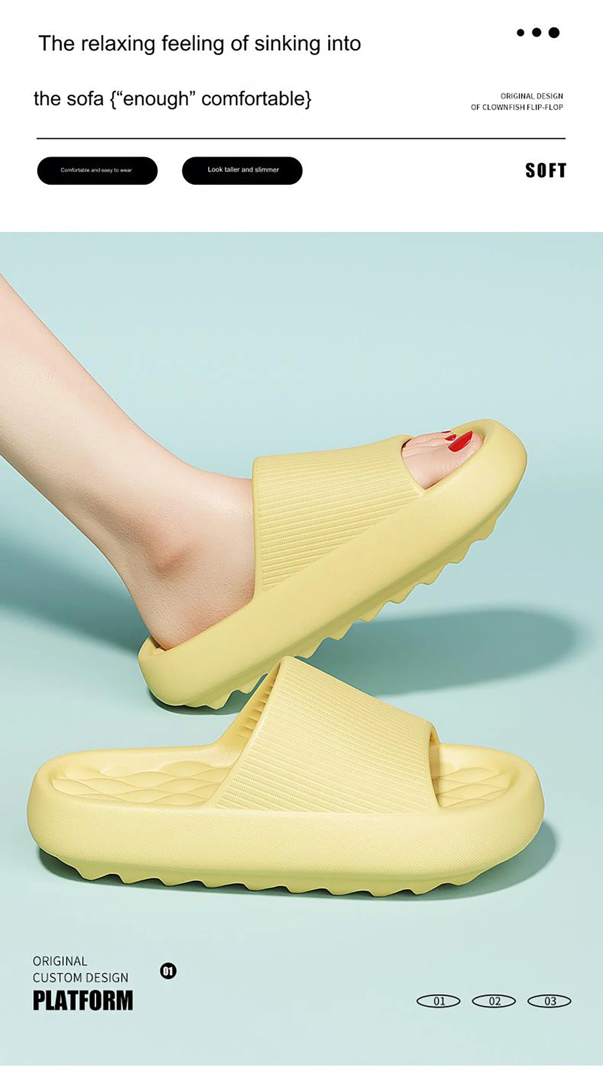 Lightweight EVA Slippers – Non-Slip Summer Slide - iHeimly