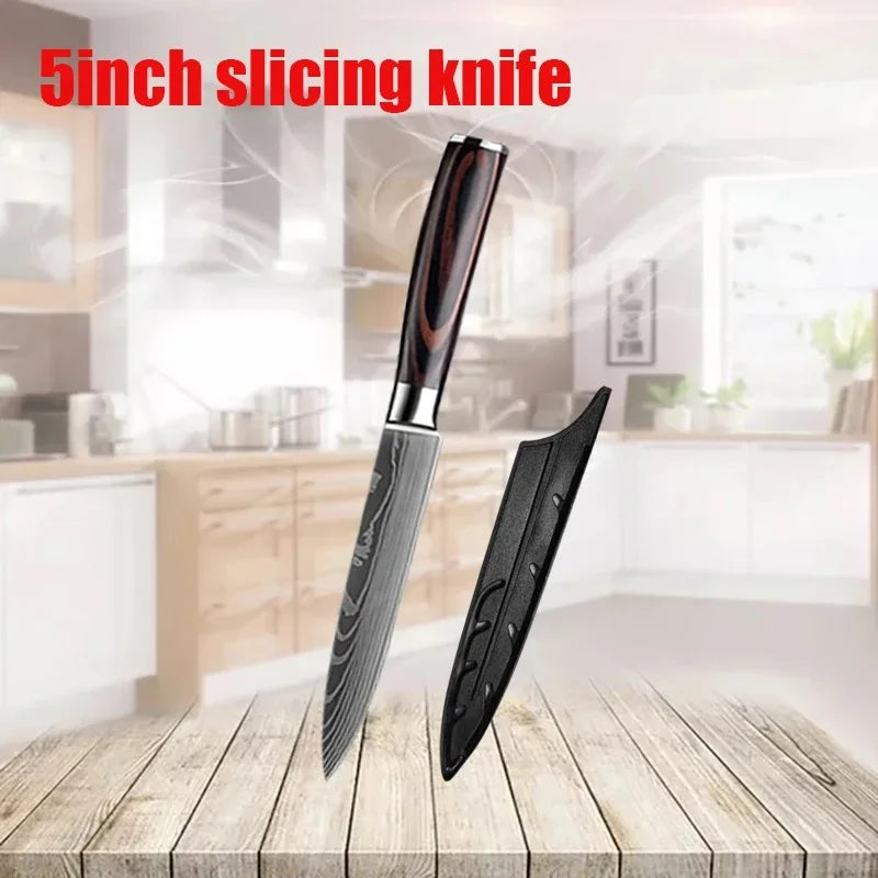 High Stainless Steel Chef Knife – Slicing, Boning, and Cleaver Knife - iHeimly