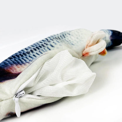 Interactive Fish Toy – Soft Plush USB Charging Pet Chewing Toy