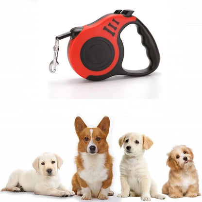 Automatic Retractable Pet Leash – 5m Nylon Leash for Dogs & Cats