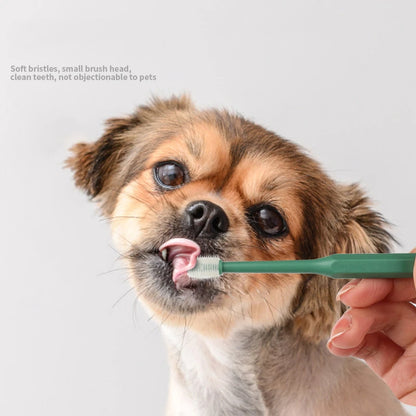 360° Pet Toothbrush – Tartar & Bad Breath Cleaner for Dogs & Cats