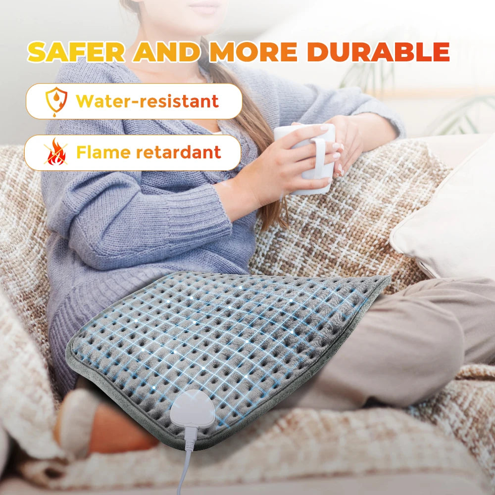 Electric Heating Pad  – Winter Warm Therapy Pad for Pain Relief