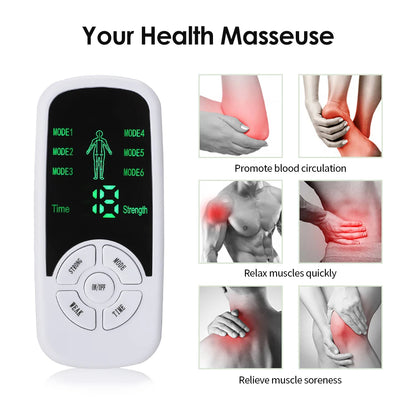 EMS Pulse Electric Muscle Stimulator – Back, Neck & Body Massager