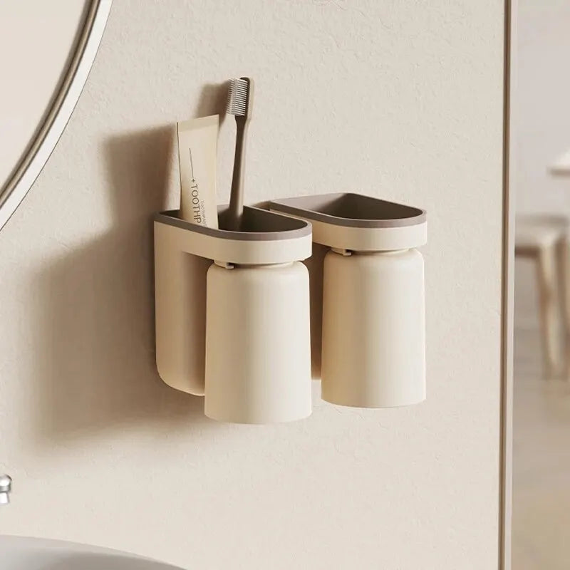 Wall-Mounted Toothbrush Holder – Hygienic & Compact