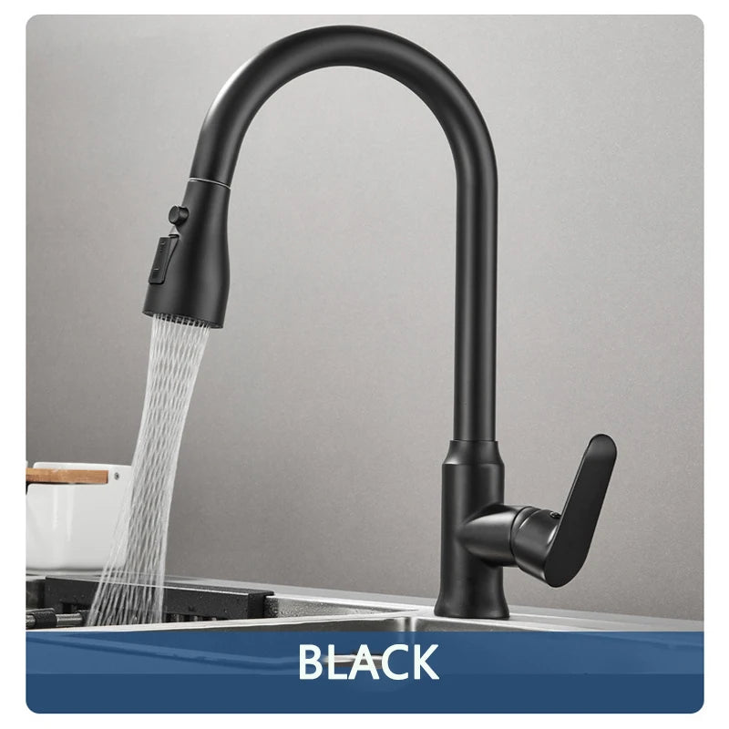 Kitchen Sink Faucet – Pull Down Sprayer with Single Handle