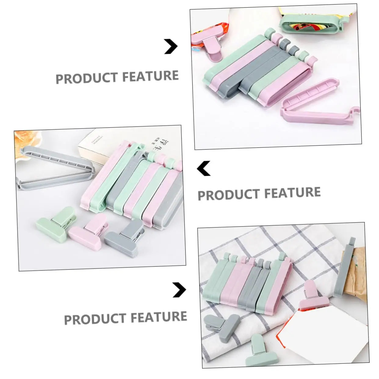 Eco-Friendly Plastic Bag Clips – Reusable Sealing Clips