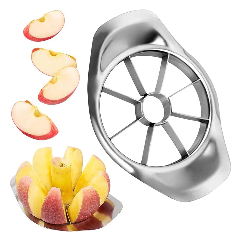 Stainless Steel Apple Slicer – Fruit Corer & Seed Separator