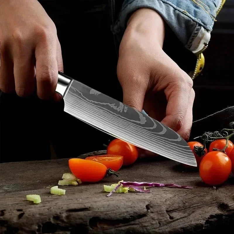 High Stainless Steel Chef Knife – Slicing, Boning, and Cleaver Knife - iHeimly