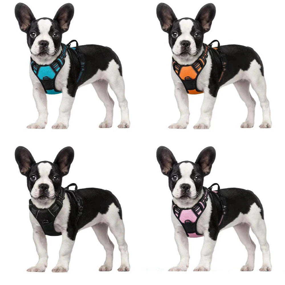 Dog Vest-Style Harness – Adjustable Polyester Harness for Medium & Large Dogs