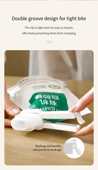 2PCS Food Bag Clips – Sealer for Snacks, Chips & Milk Powder - iHeimly