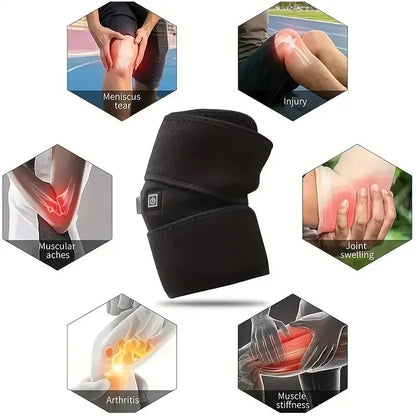 USB Heated Knee Pad – Portable Heating Brace for Arthritis & Joint Relief