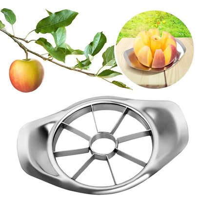 Stainless Steel Apple Slicer – Fruit Corer & Seed Separator