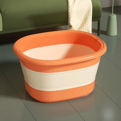 Foldable Home Foot Bath Bucket – Portable Foot Soak Tub for Health and Relaxation