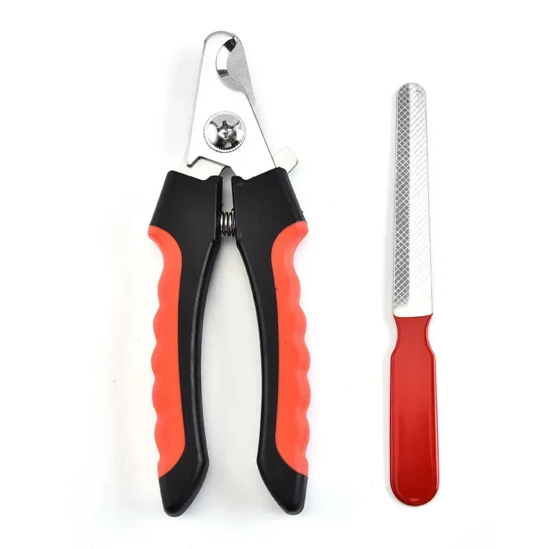 Professional Pet Cat Dog Nail Clipper – Stainless Steel Grooming Scissors for Claws