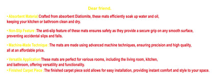 Soft Floor Mats – Water-Absorbent Non-Slip Bathroom & Doorway Mats - iHeimly