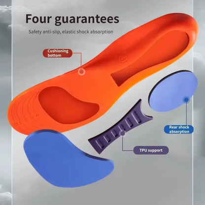 Sport Orthopedic Insoles – Breathable, Shock-Absorbing, EVA Design