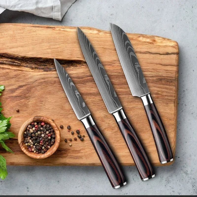 High Stainless Steel Chef Knife – Slicing, Boning, and Cleaver Knife - iHeimly