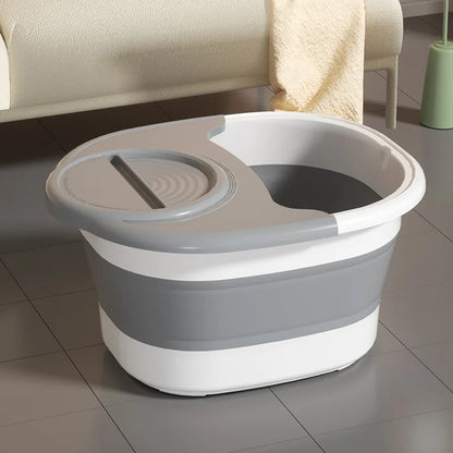 Foldable Home Foot Bath Bucket – Portable Foot Soak Tub for Health and Relaxation