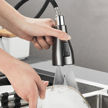 Kitchen Sink Faucet – Pull Down Sprayer with Single Handle