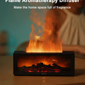 Fireplace Aroma Humidifier – Colorful Flame Air Diffuser with Timer and Remote