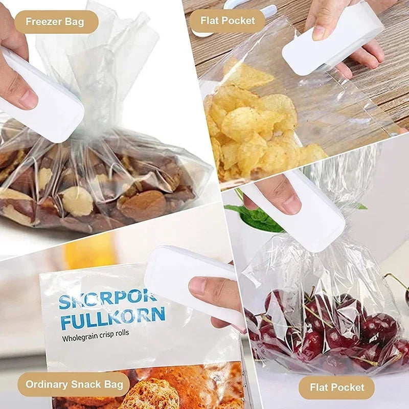 Mini Heat Bag Sealing Machine – Portable Food Sealer for Plastic Bags - iHeimly