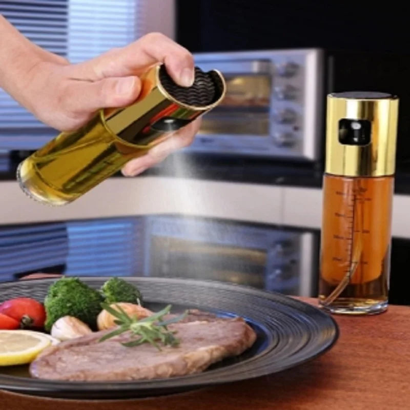 Olive Oil Spray Bottle – 300ml Kitchen Dispenser for Cooking, BBQ & More